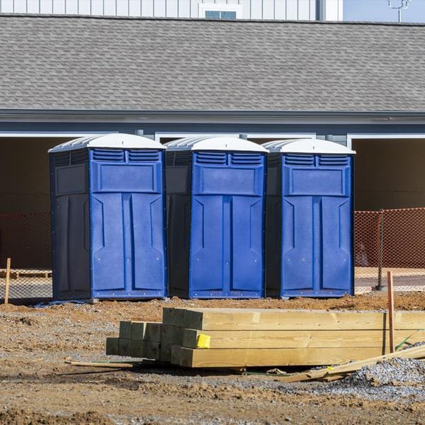 Heavy-duty construction site porta potty in Geneva, New York